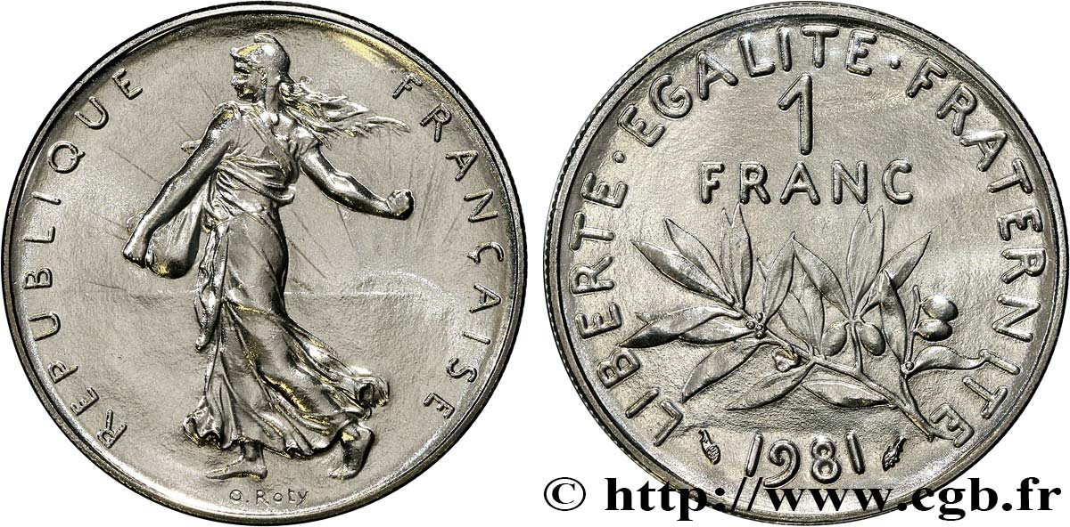 1 franc Semeuse, nickel 1981 Pessac F.226/26 ST 