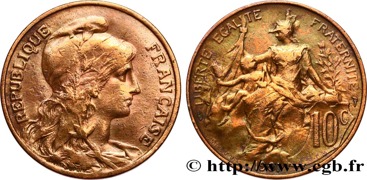 10 centimes Daniel-Dupuis 1901  F.136/10 BC 