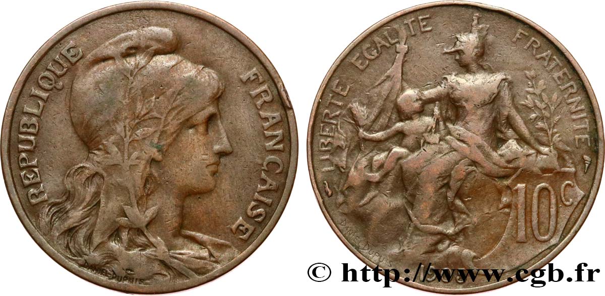 10 centimes Daniel-Dupuis 1905  F.136/14 MB25 