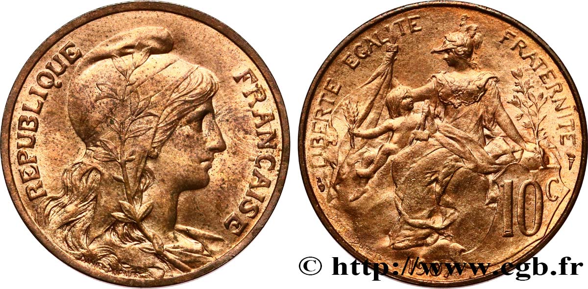 10 centimes Daniel-Dupuis 1907  F.136/16 SC63 