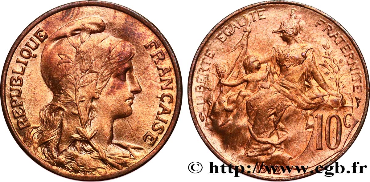 10 centimes Daniel-Dupuis 1912  F.136/21 SUP+ 