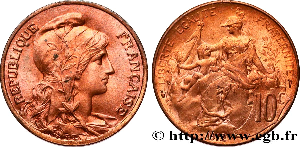 10 centimes Daniel-Dupuis 1912  F.136/21 SPL63 