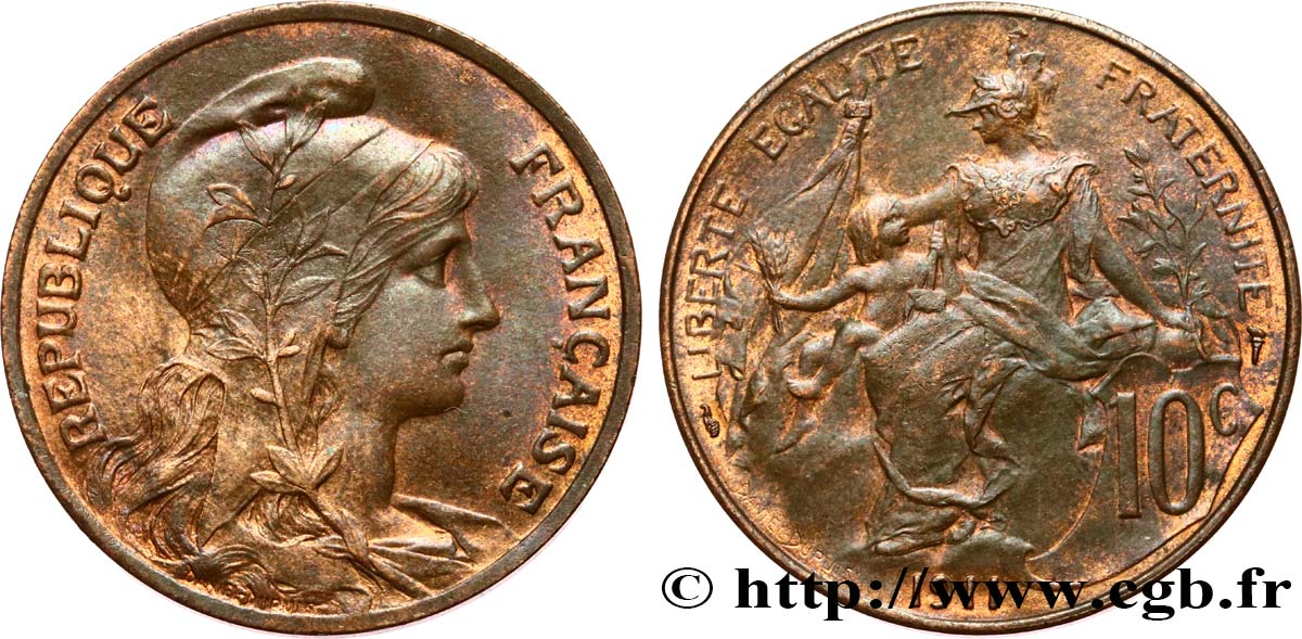 10 centimes Daniel-Dupuis 1911  F.136/20 EBC62 