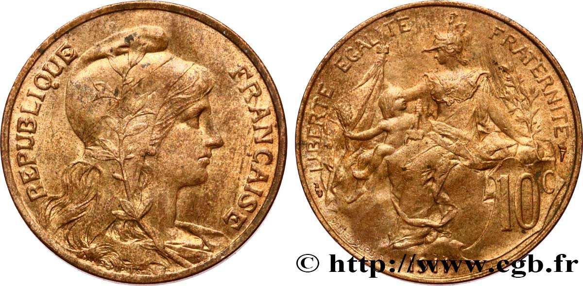 10 centimes Daniel-Dupuis 1911  F.136/20 SUP 
