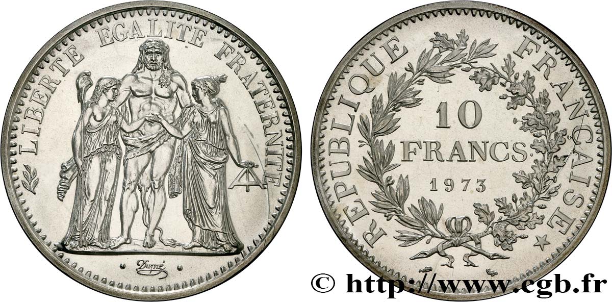 10 francs Hercule 1973  F.364/12 MS 