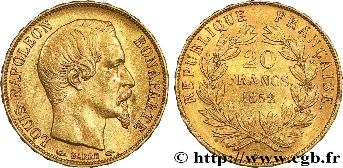 Prix D'un Louis D'or Napoleon 20 Francs