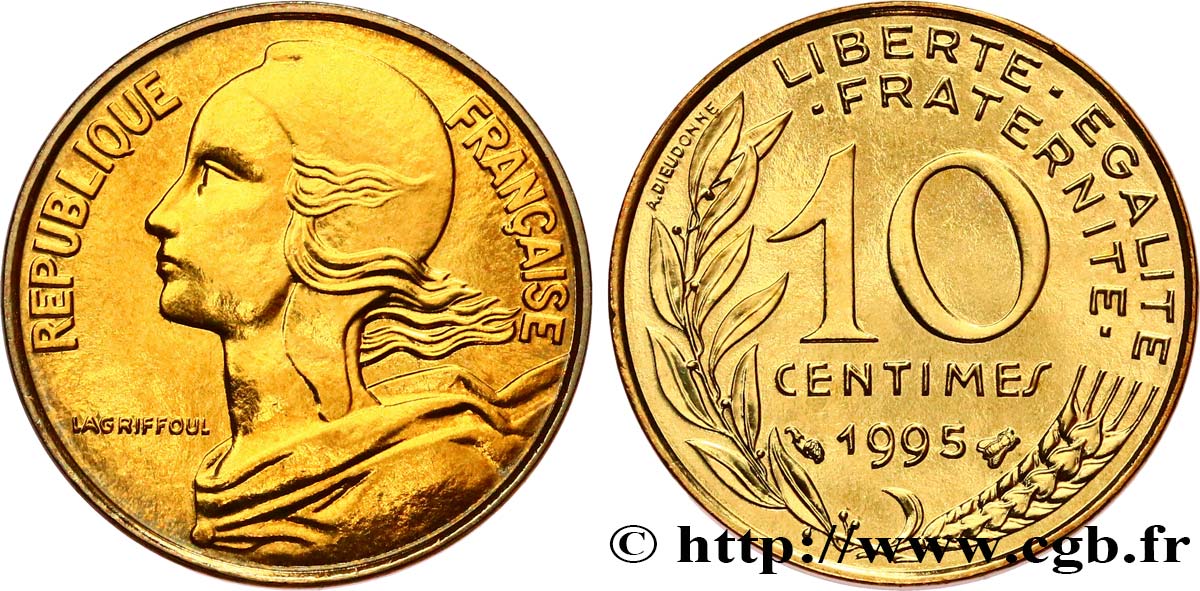 10 centimes Marianne 1995 Pessac F.144/39 MS 