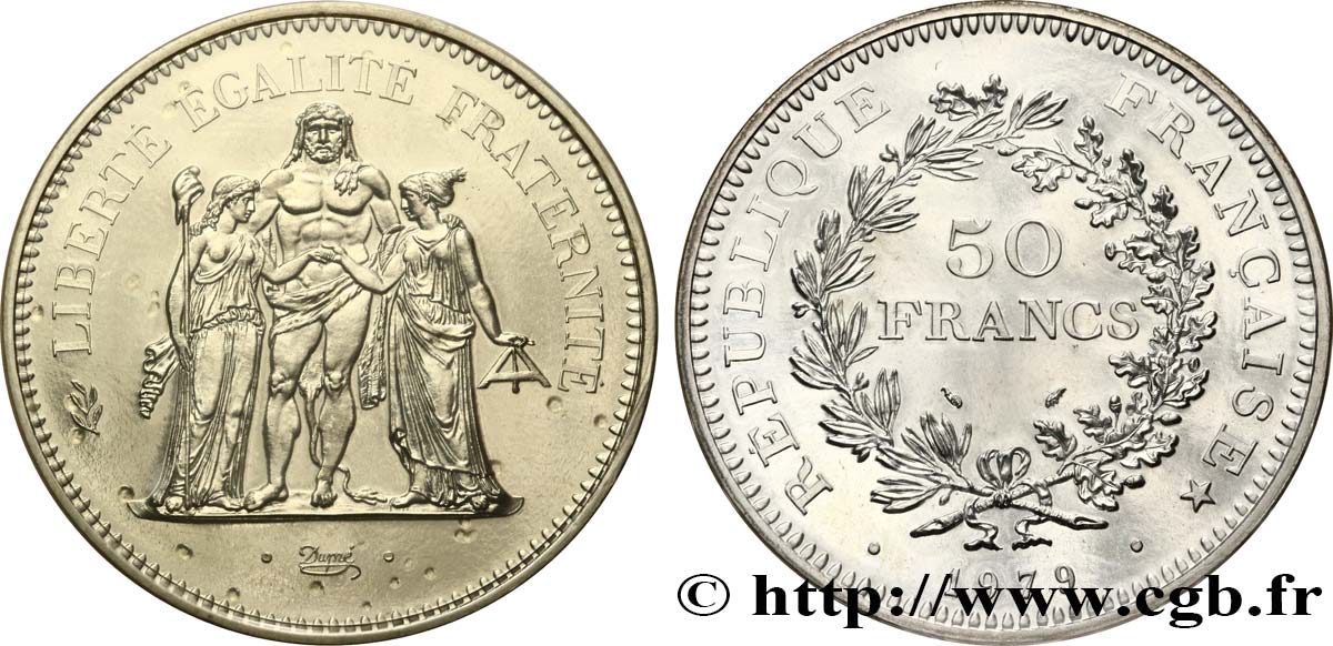 50 francs Hercule 1979  F.427/7 FDC 