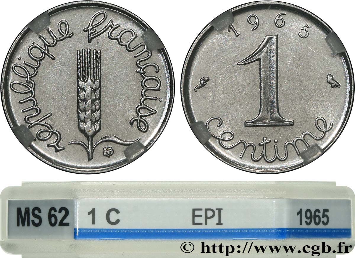 1 centime Épi 1965 Paris F.106/10 SUP62 GENI