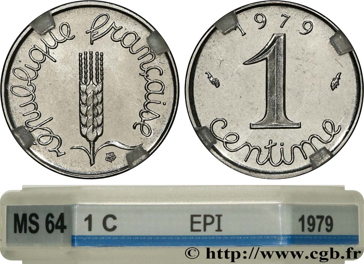 1 centime Épi 1979 Pessac F.106/35 SPL64 GENI