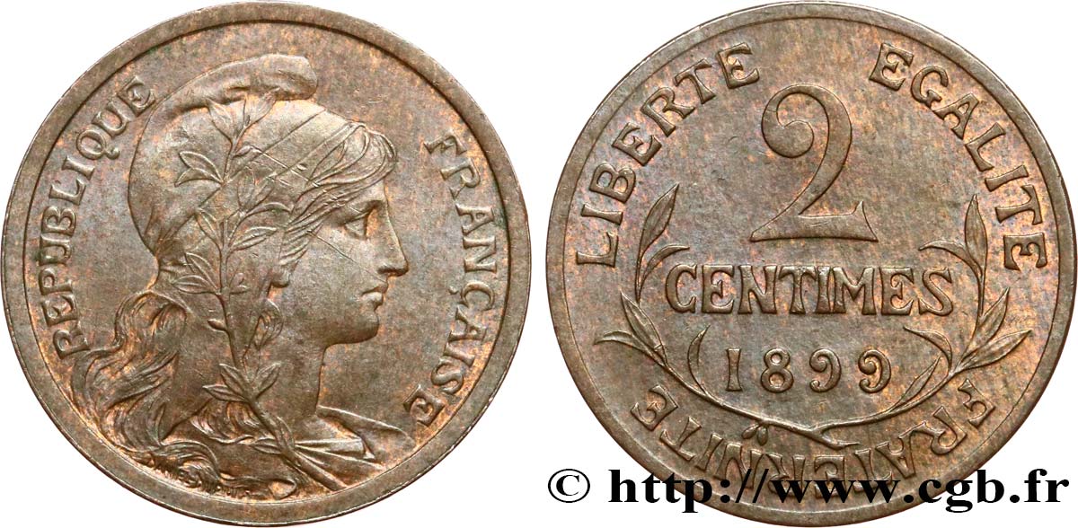 2 centimes Daniel-Dupuis 1899 Paris F.110/3 q.SPL 