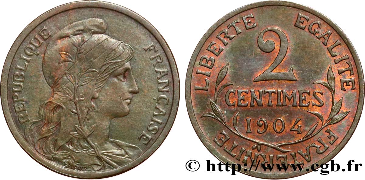 2 centimes Daniel-Dupuis 1904 Paris F.110/9 SS50 