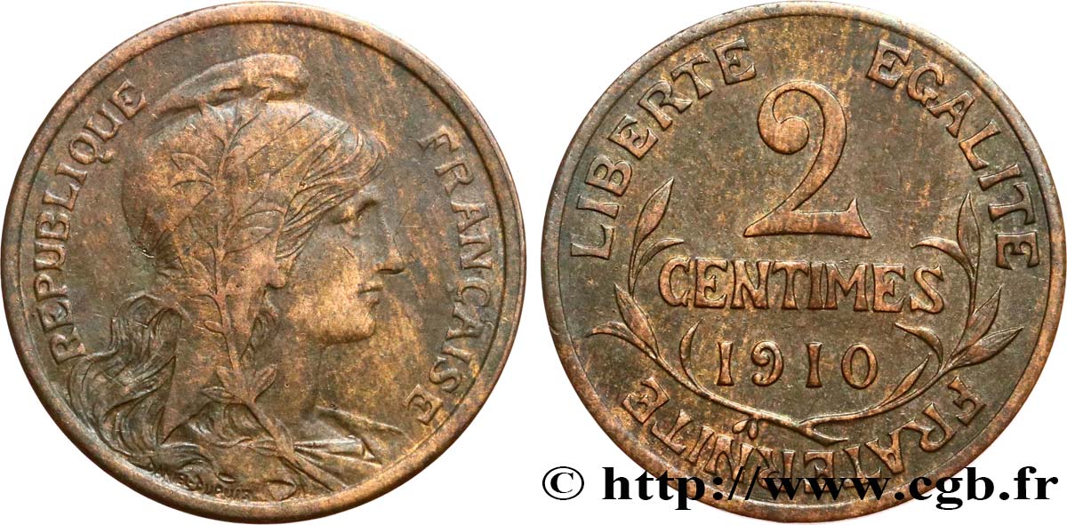 2 centimes Daniel-Dupuis 1910 Paris F.110/13 q.BB 