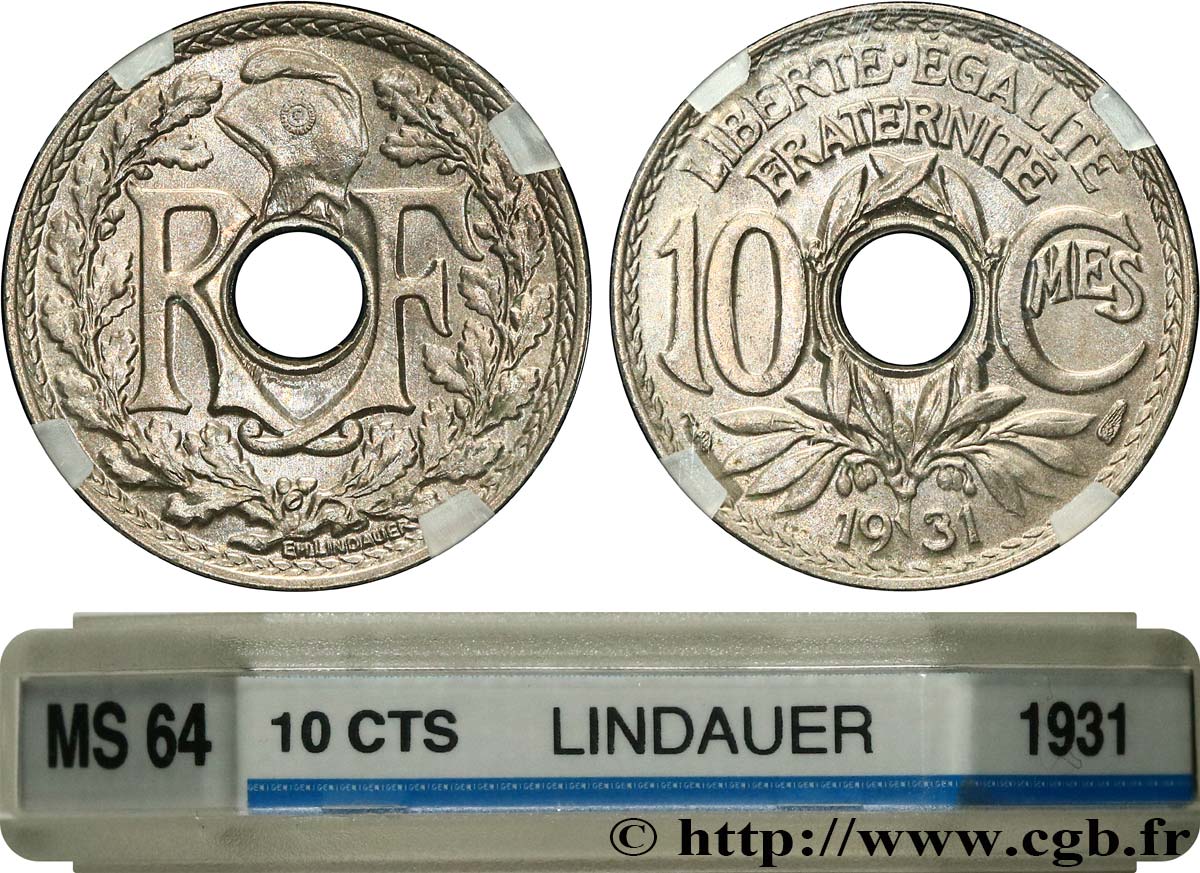 10 centimes Lindauer 1931  F.138/18 fST64 GENI