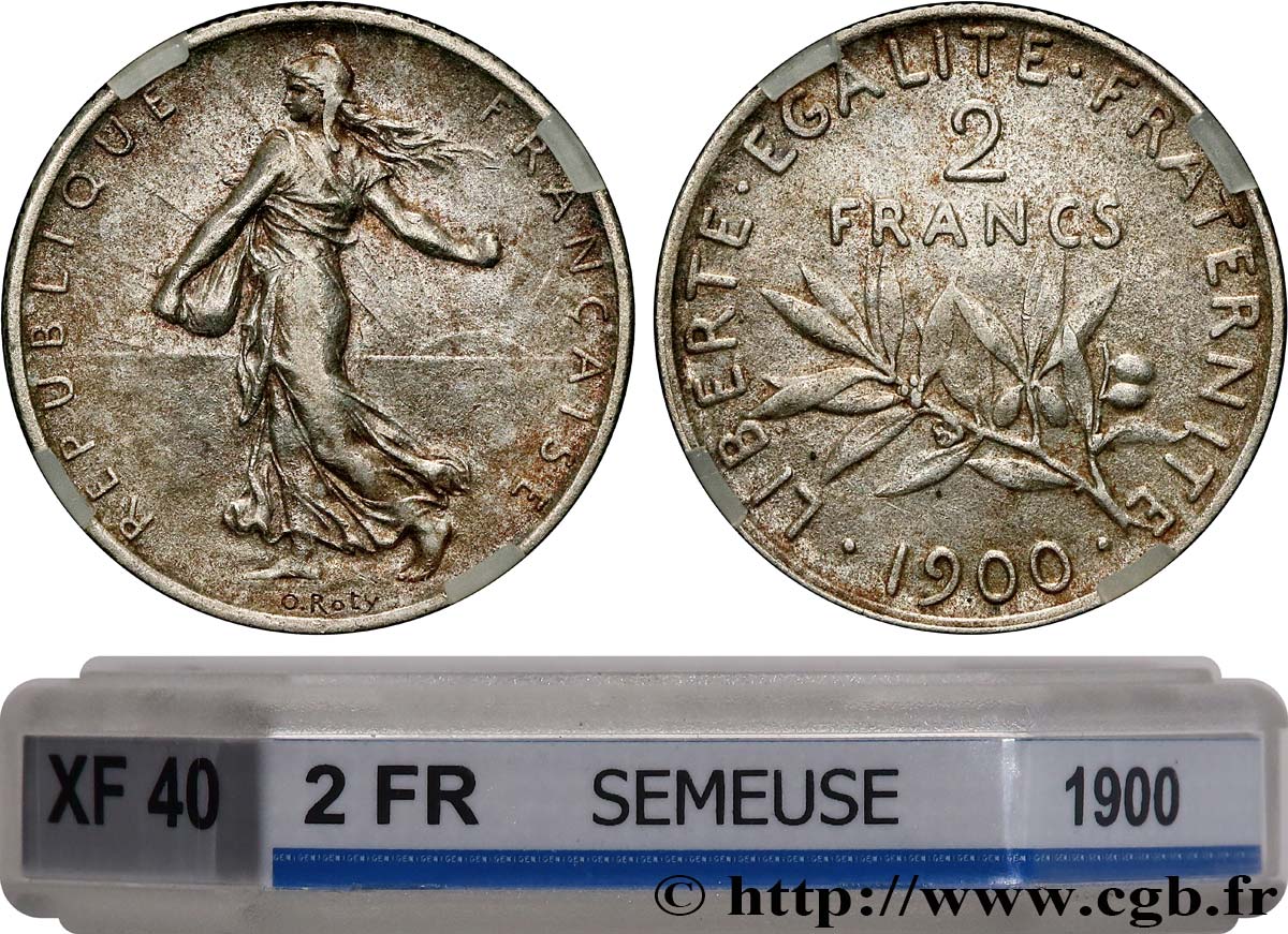2 francs Semeuse 1900  F.266/4 TTB40 GENI