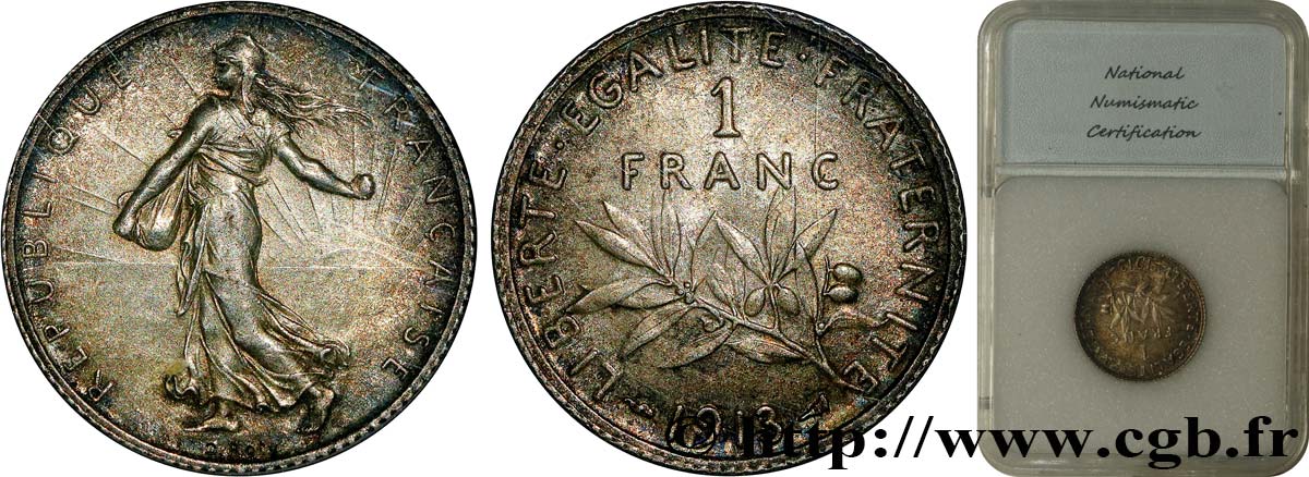 1 franc Semeuse 1913 Paris F.217/18 SC64 autre