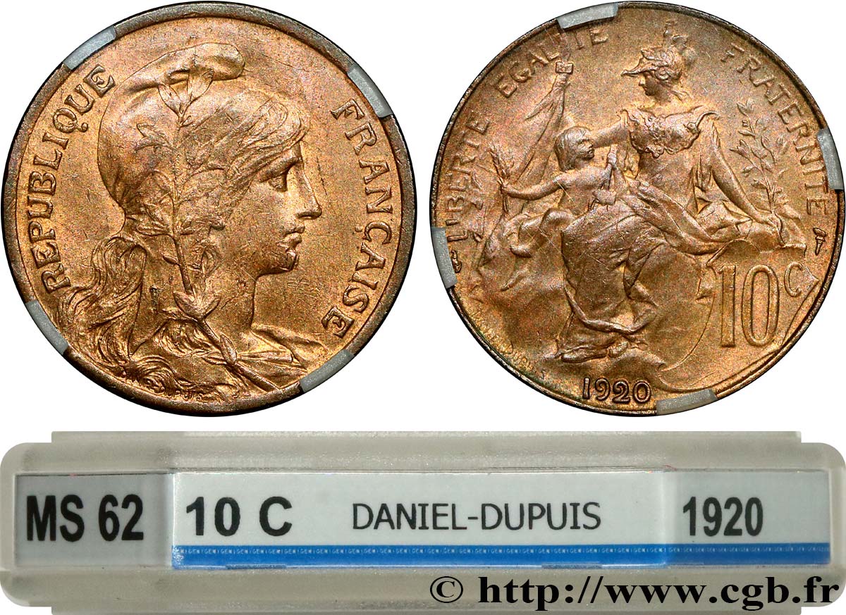 10 centimes Daniel-Dupuis 1920  F.136/29 SUP62 GENI
