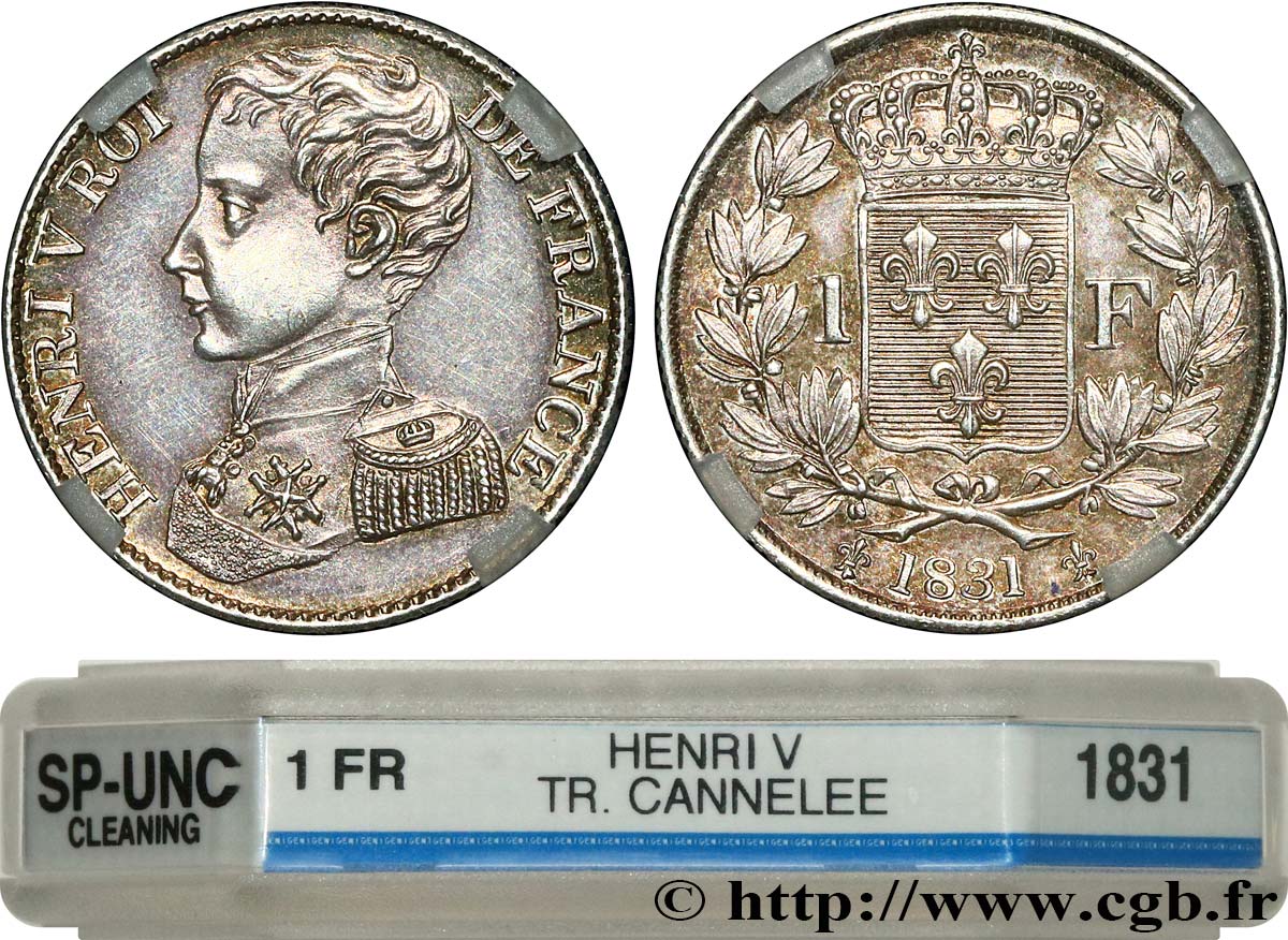 1 franc 1831  VG.2705  SPL+ GENI