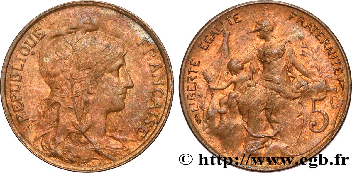 5 centimes Daniel-Dupuis 1920  F.119/31 TTB+ 