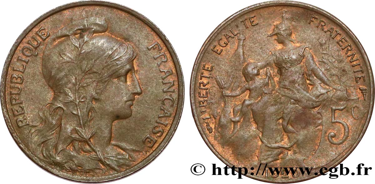 5 centimes Daniel-Dupuis 1920  F.119/31 TTB+ 