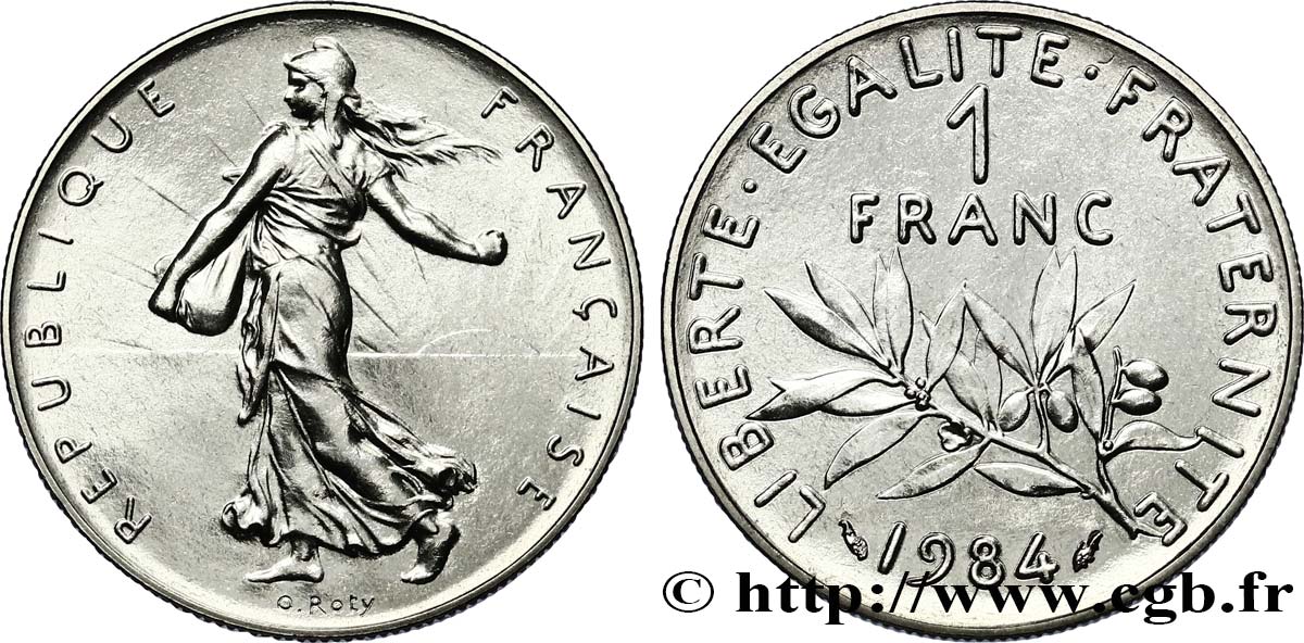 1 franc Semeuse, nickel 1984 Pessac F.226/29 ST 