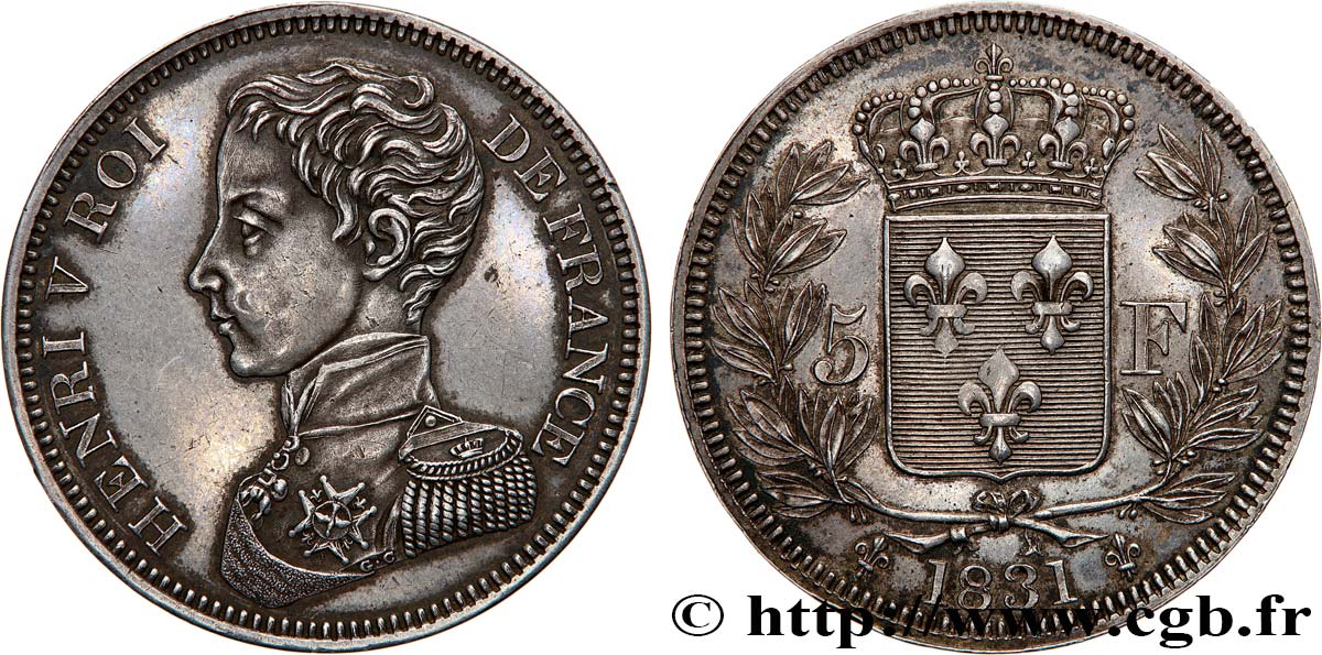 5 Francs 1831  VG.2690  EBC+ 