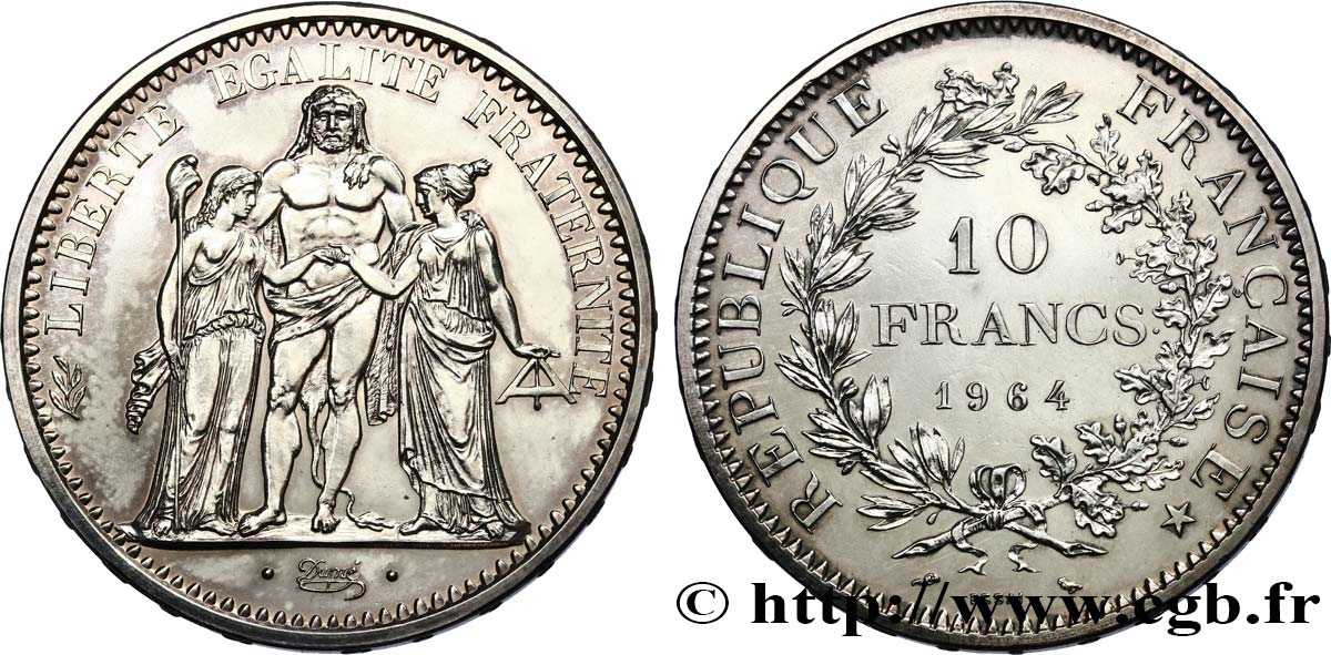 Essai de 10 francs Hercule 1964 Paris F.364/2 fST 