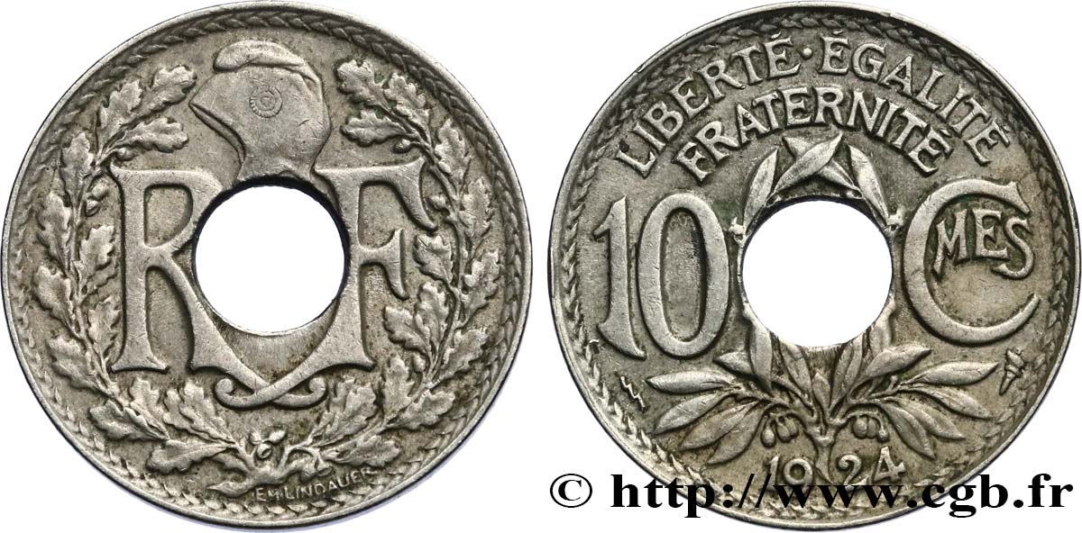 10 centimes Lindauer 1924 Poissy F.138/11 SS40 