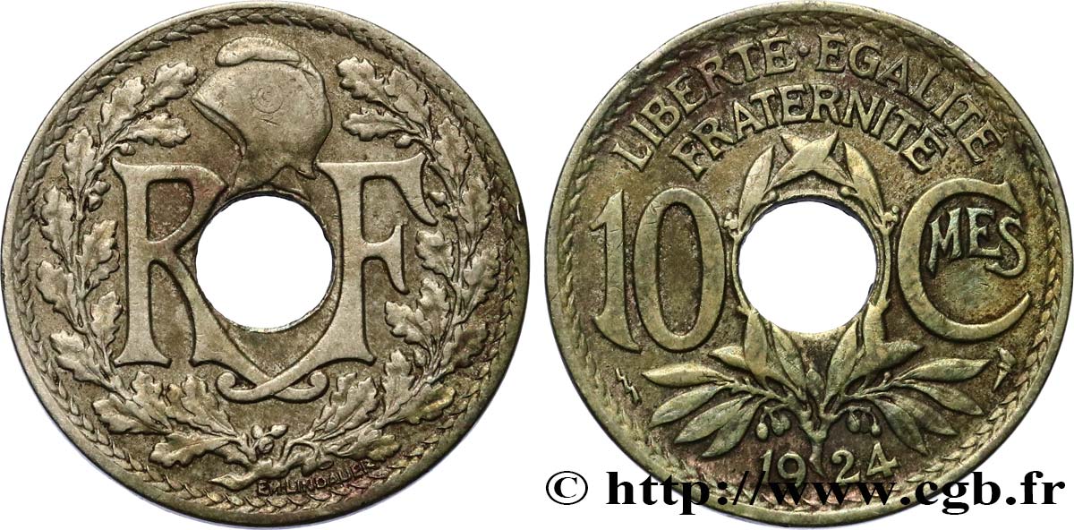 10 centimes Lindauer 1924 Poissy F.138/11 BC 
