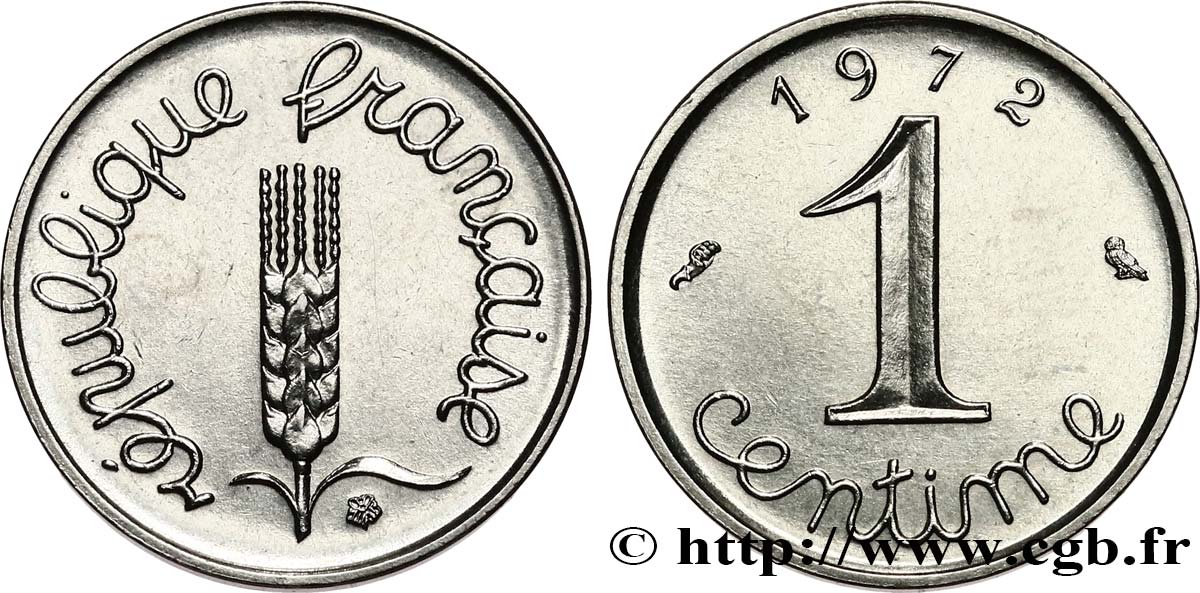 1 centime Épi 1972 Paris F.106/22 SUP60 