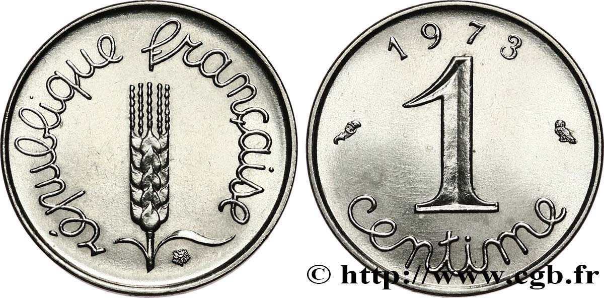 1 centime Épi 1973 Pessac F.106/23 SUP62 
