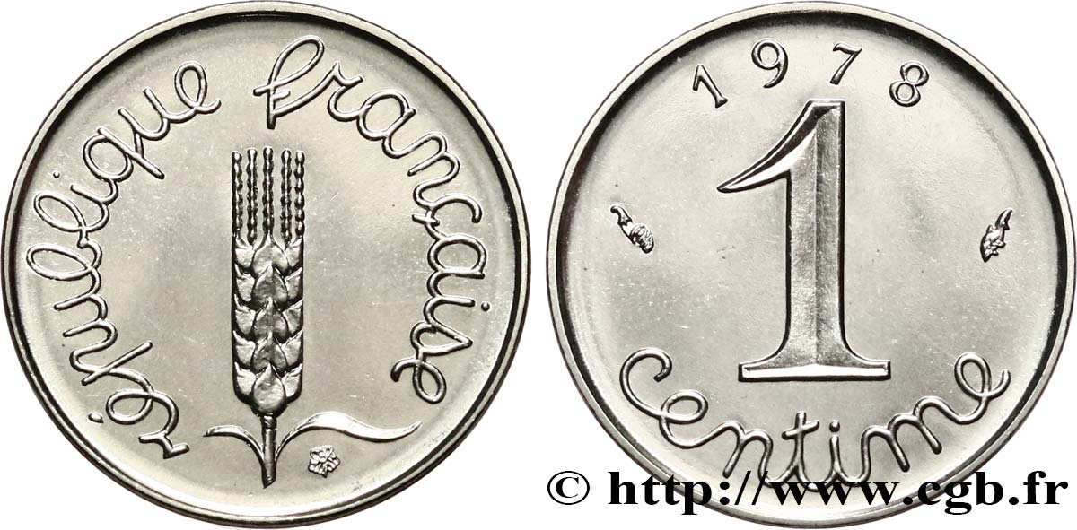 1 centime Épi 1978 Pessac F.106/33 FDC65 