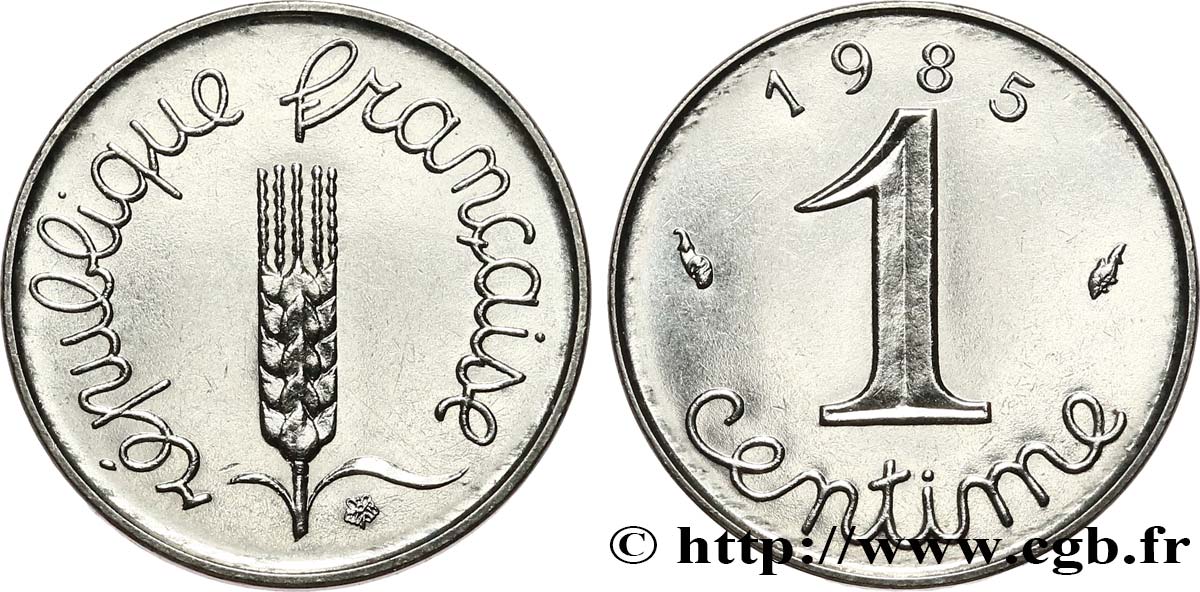 1 centime Épi 1985 Pessac F.106/42 SPL63 