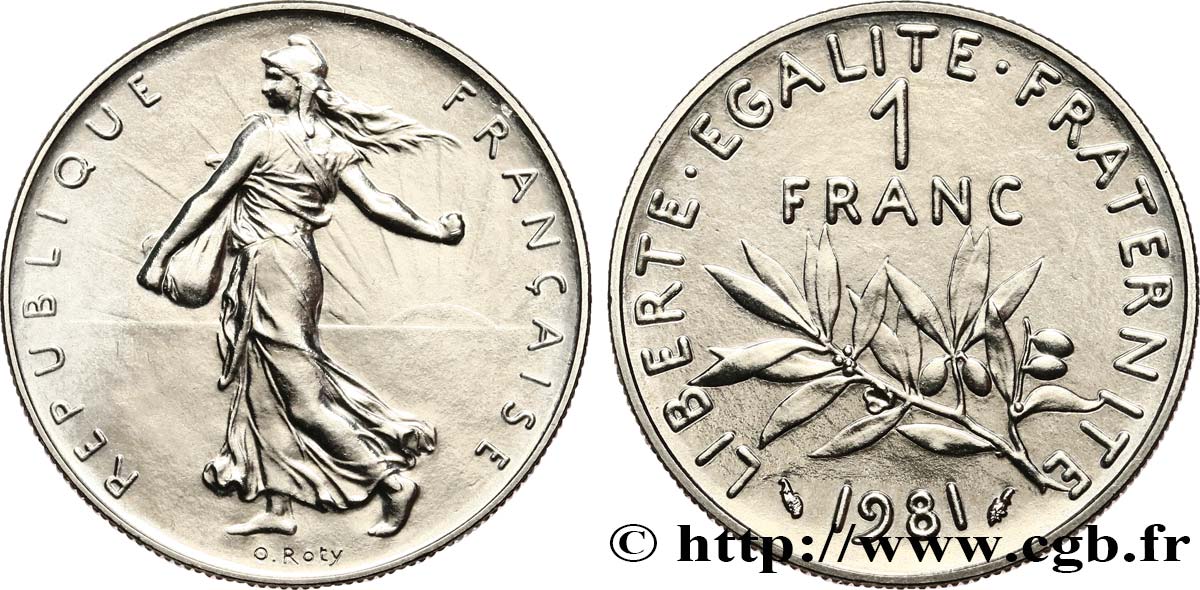 1 franc Semeuse, nickel 1981 Pessac F.226/26 SPL64 