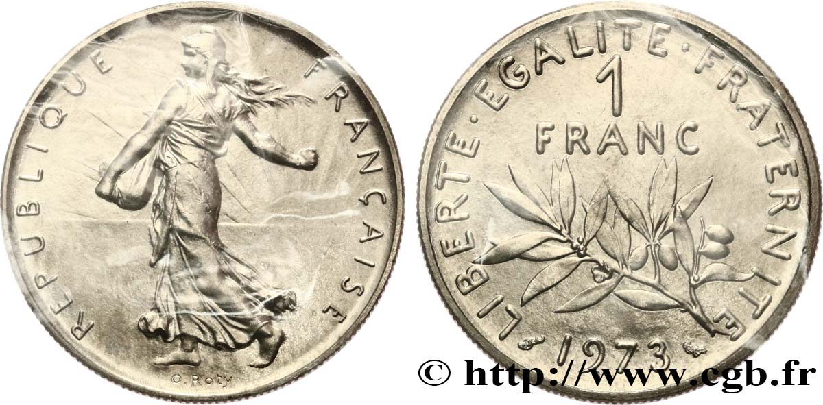 1 franc Semeuse, nickel 1973 Pessac F.226/18 MS 