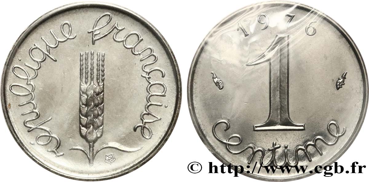 1 centime Épi 1976 Pessac F.106/29 FDC 