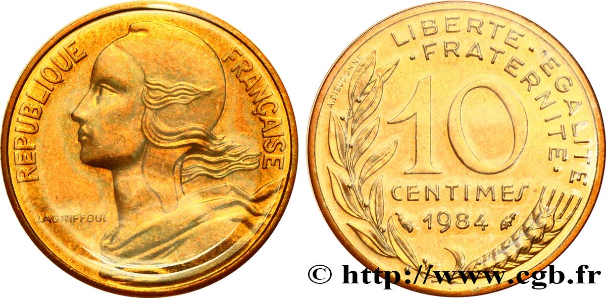 10 centimes Marianne 1984 Pessac F.144/24 MS 