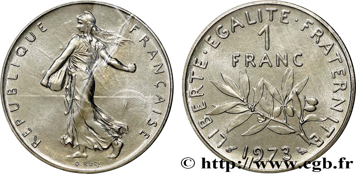 1 franc Semeuse, nickel 1973 Pessac F.226/18 FDC 