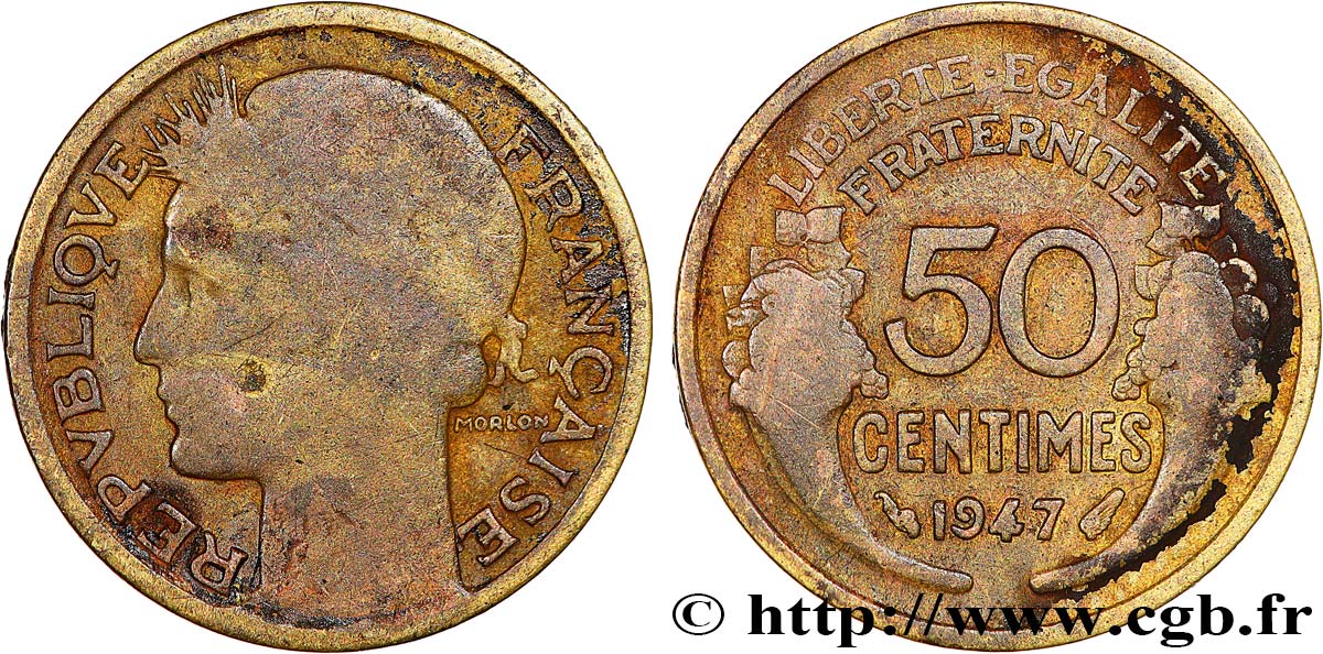 50 centimes Morlon  1947  F.192/19 MC 