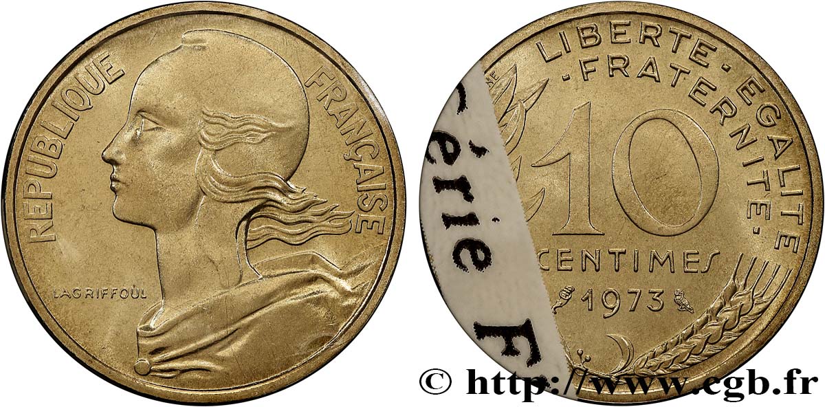 10 centimes Marianne 1973 Pessac F.144/13 FDC 