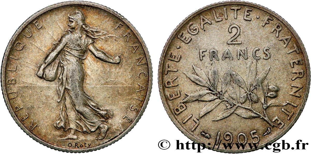 2 francs Semeuse 1905  F.266/9 TTB45 