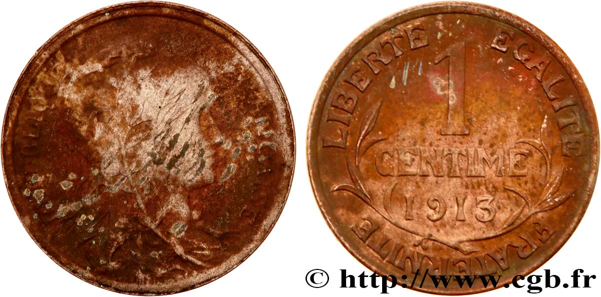 1 centime Daniel-Dupuis 1913 Paris F.105/15 VF 