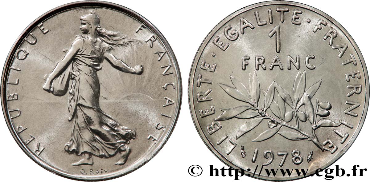 1 franc Semeuse, nickel 1978 Pessac F.226/23 MS 