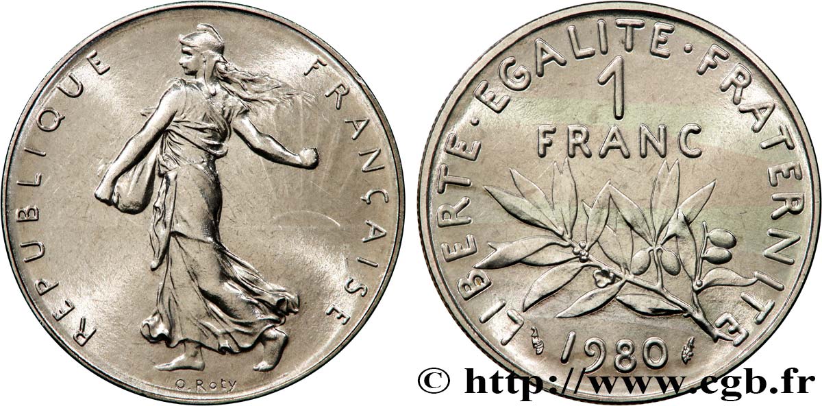 1 franc Semeuse, nickel 1980  F.226/25 FDC 