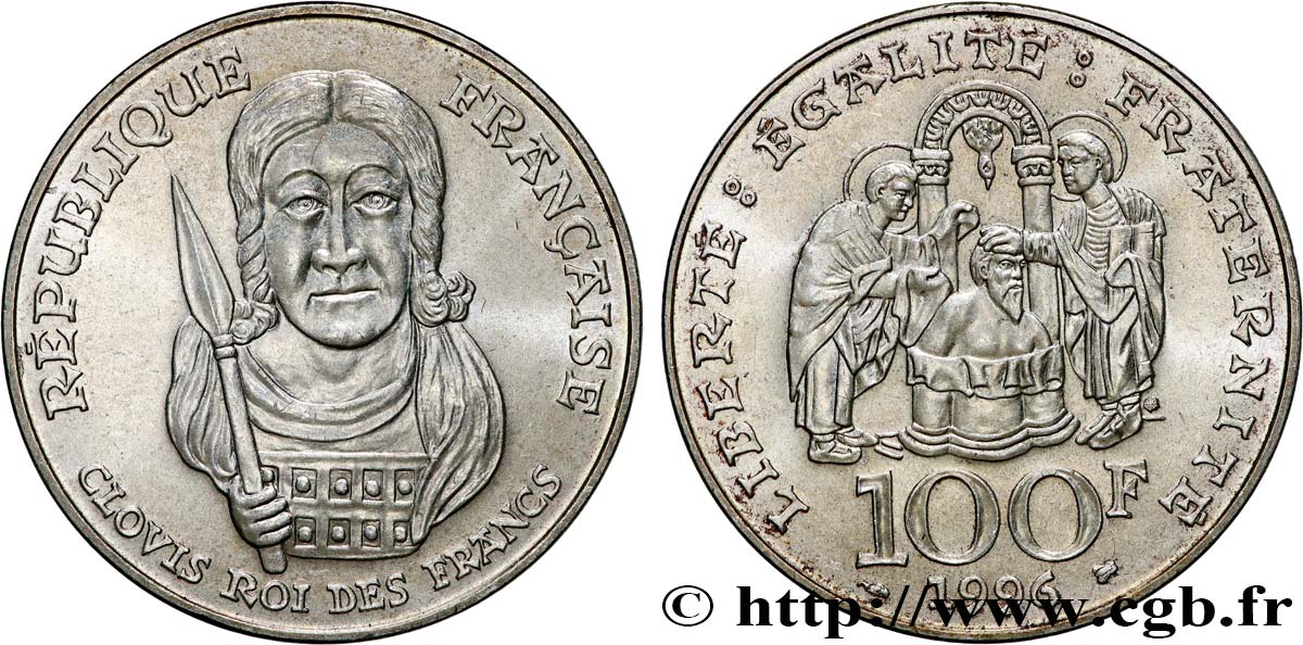 100 francs Clovis 1996  F.464/2 SPL+ 