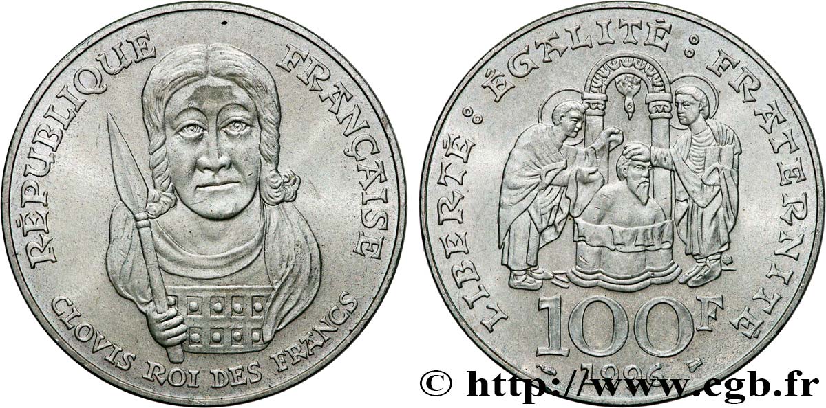 100 francs Clovis 1996  F.464/2 SUP 