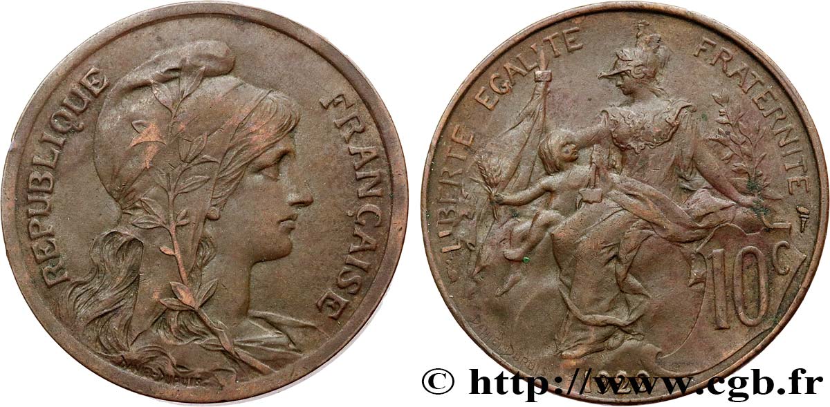 10 centimes Daniel-Dupuis 1920  F.136/29 TTB45 