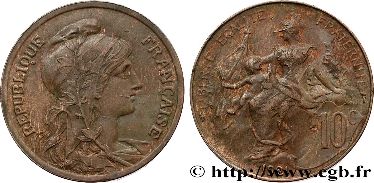 10 centimes Daniel-Dupuis 1921  F.136/30 BB50 