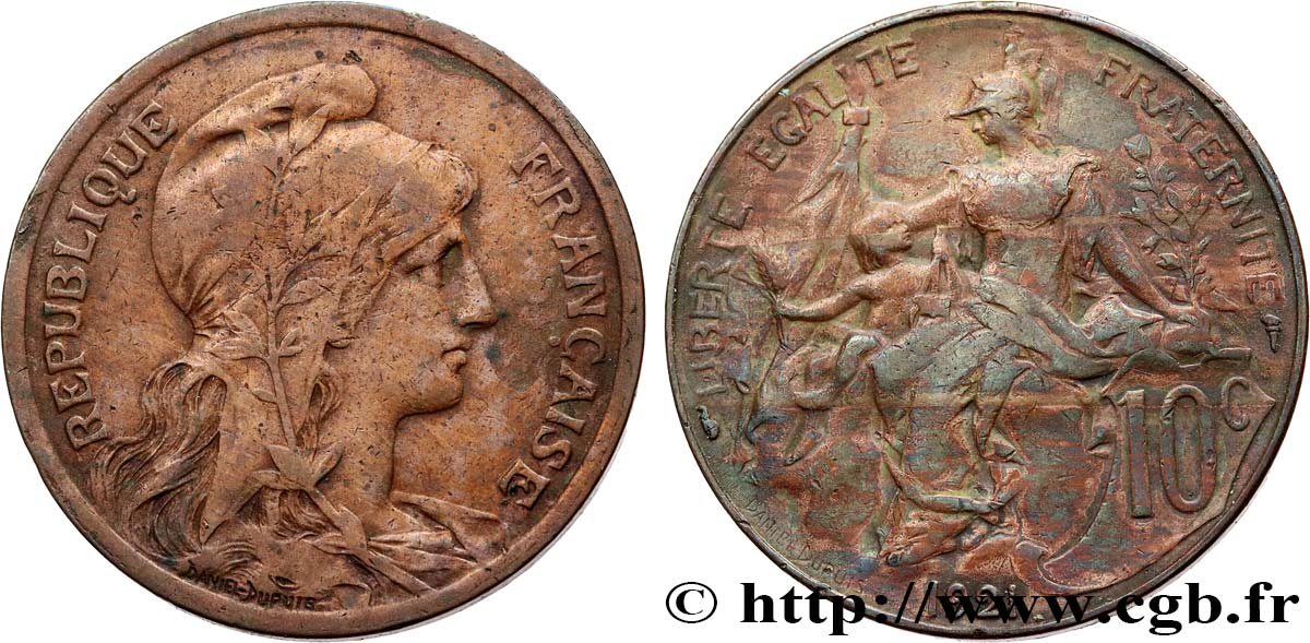 10 centimes Daniel-Dupuis 1921  F.136/30 BC 