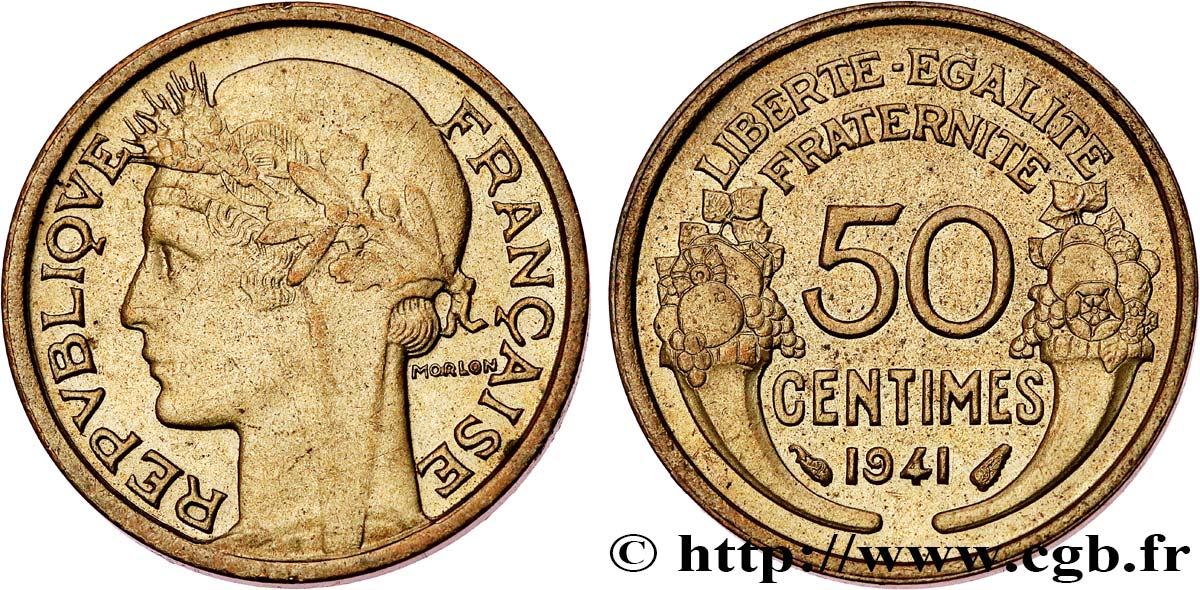 50 centimes Morlon 1941  F.192/18 EBC60 